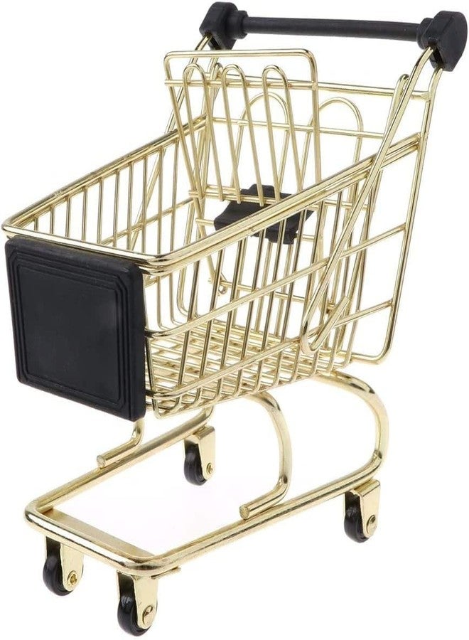 KRAFTMASTERS� Mini Shopping Hand Trolley Cart Storage Basket for Storing Pretend Toy (Random Color Will be Send) - Image 2